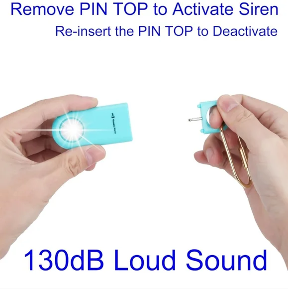 Personal Alarm Keychain Set - Picture 3 of 5